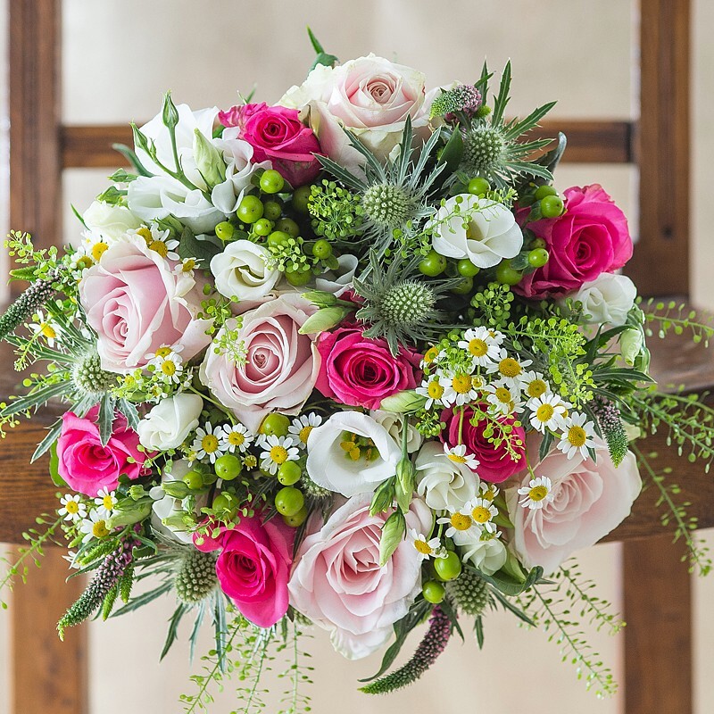 Rose Pearl & 12 Chocolate Truffles | Flowers & Chocolates Gift Set | Next Day Flowers & Chocolates Delivery - Appleyard London