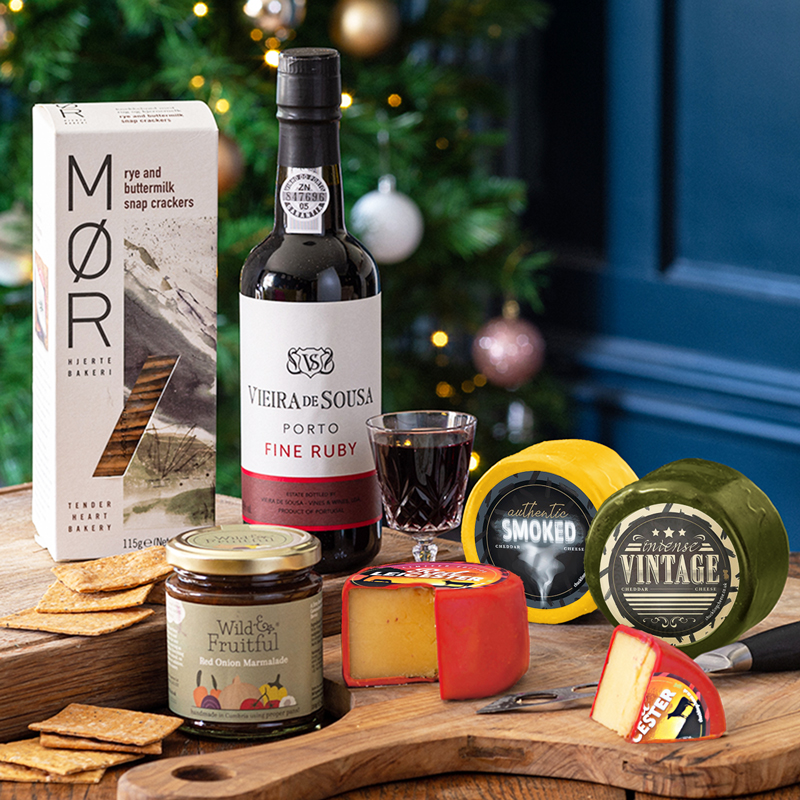 Cheese & Port Luxury Hamper