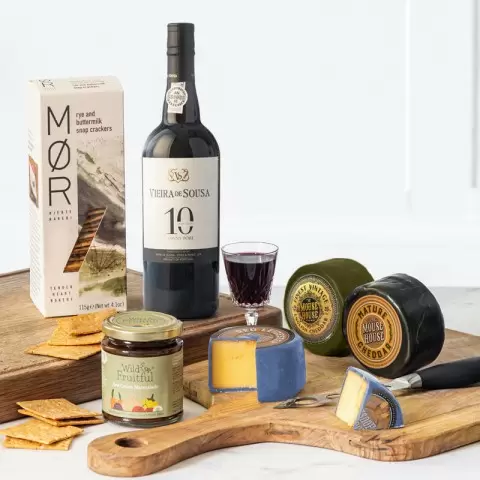 Deluxe Cheese and Vintage Port