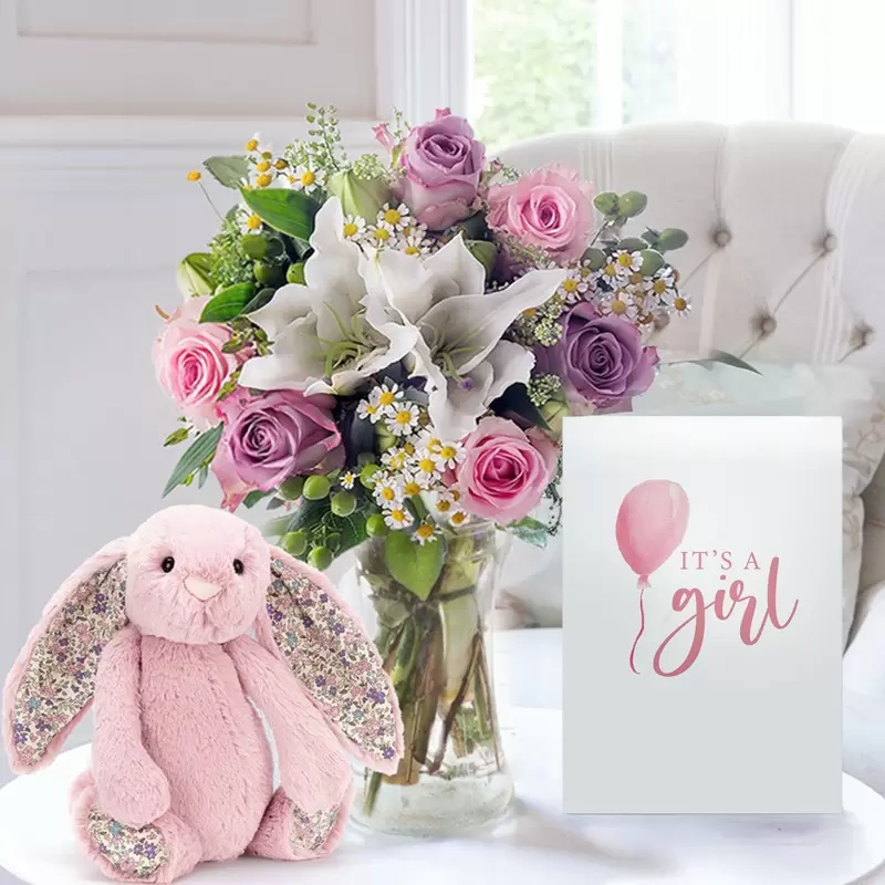 Chantilly, Jellycat® Blossom Bunny & Card