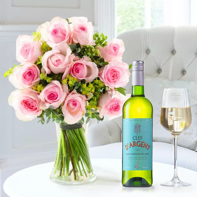 Sorbet Roses & Clef D'Argent Sauvignon Blanc (75cl)