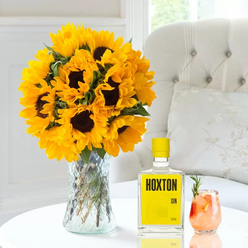 Summer Sunflowers & Hoxton Tropical Gin