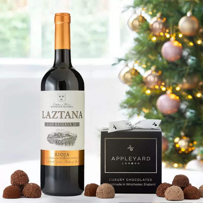 Laztana Gran Reserva Rioja & 12 Mixed Truffles