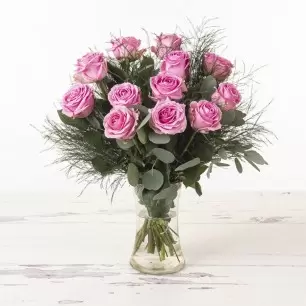 12-24 Opulent Pink Roses
