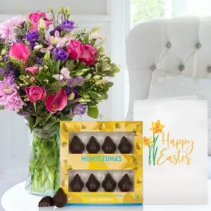 Afternoon Tea, Easter Dark Chocolate Chicks (90g) & Happy Easter Card