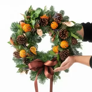 Alluring Amber 12" Wreath