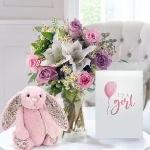 Chantilly, Jellycat® Blossom Bunny & Card