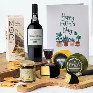 Father's Day Deluxe Cheese & Vintage Port