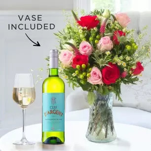 Rose Pearl, Vase & Clef d'Argent Sauvignon Blanc 