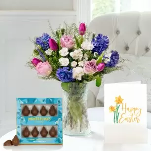 Scented Spring, Milk Chocolate Chicks & Easter Card