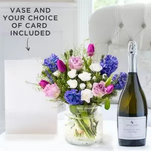 Scented Spring, Vase, Prosecco & Gift Card