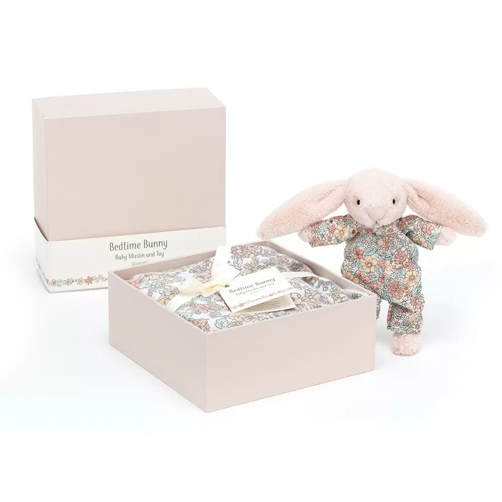 Jellycat Bedtime Blossom Bunny Gift Set