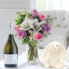 Chantilly & Jellycat® Twinkle Bunny & Prosecco
