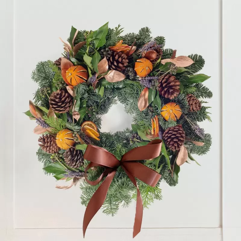 Alluring Amber 12" Wreath