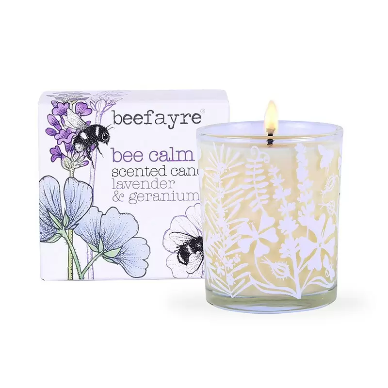 Simply Pink Rose & Lily & BeeCalm Lavender & Geranium Candle