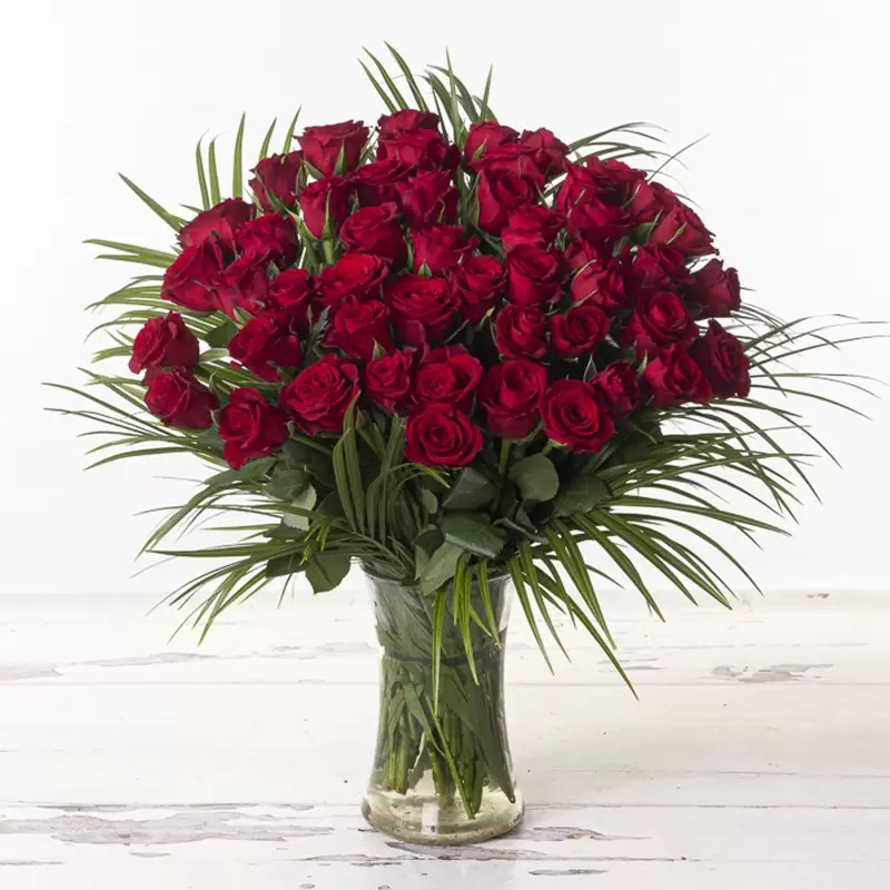 50 Magnificent Red Roses