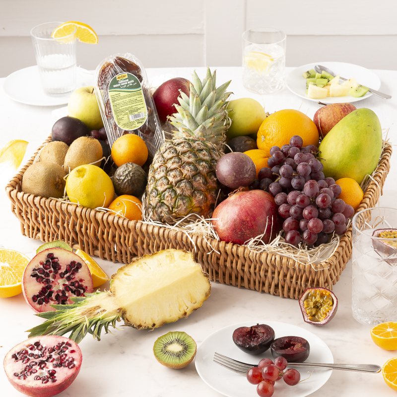 Deluxe Fruit Hamper - Hamper - Next Day Hamper Gift Delivery UK - Appleyard London