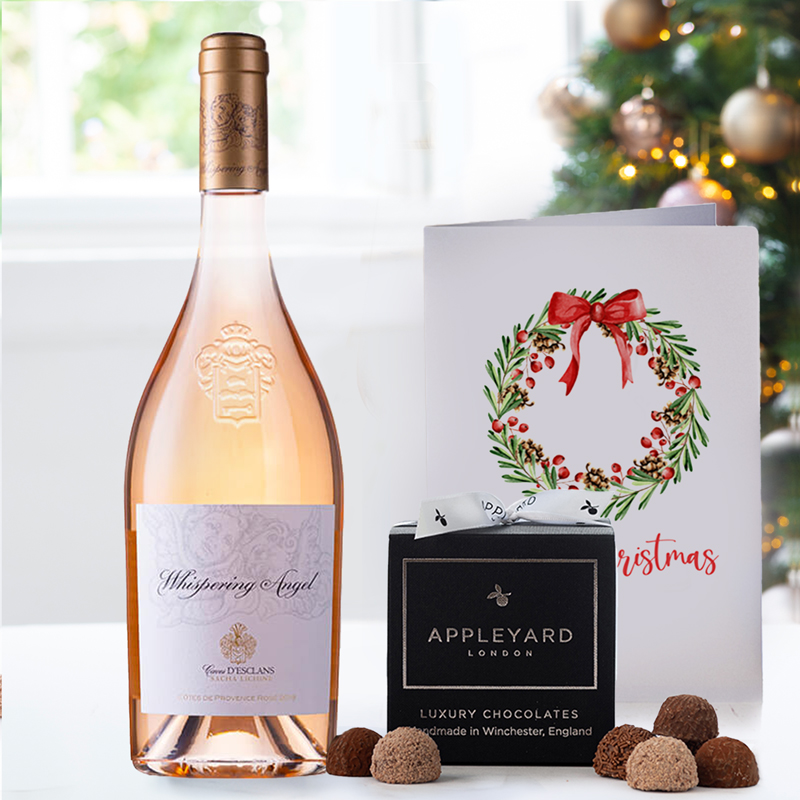 Whispering Angel, Chocolate Truffles & Christmas Card | Christmas Gifts | UK Next Day Delivery | Appleyard London