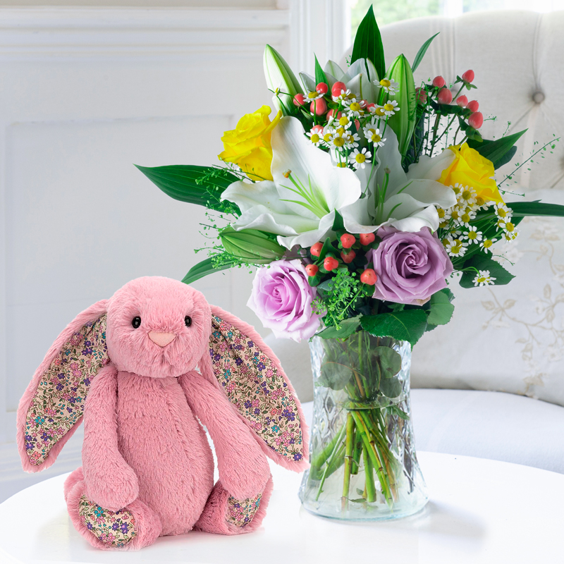 Glaze & Jellycat® Blossom Pink Blossom Bunny image