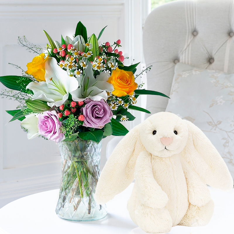 Glaze & Jellycat® Cream Bunny image