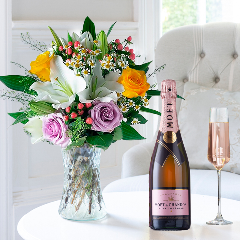 Glaze & Moet Rose