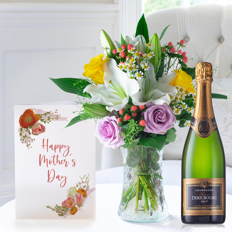 Glaze, Dericbourg Champagne & Mother's Day Card image