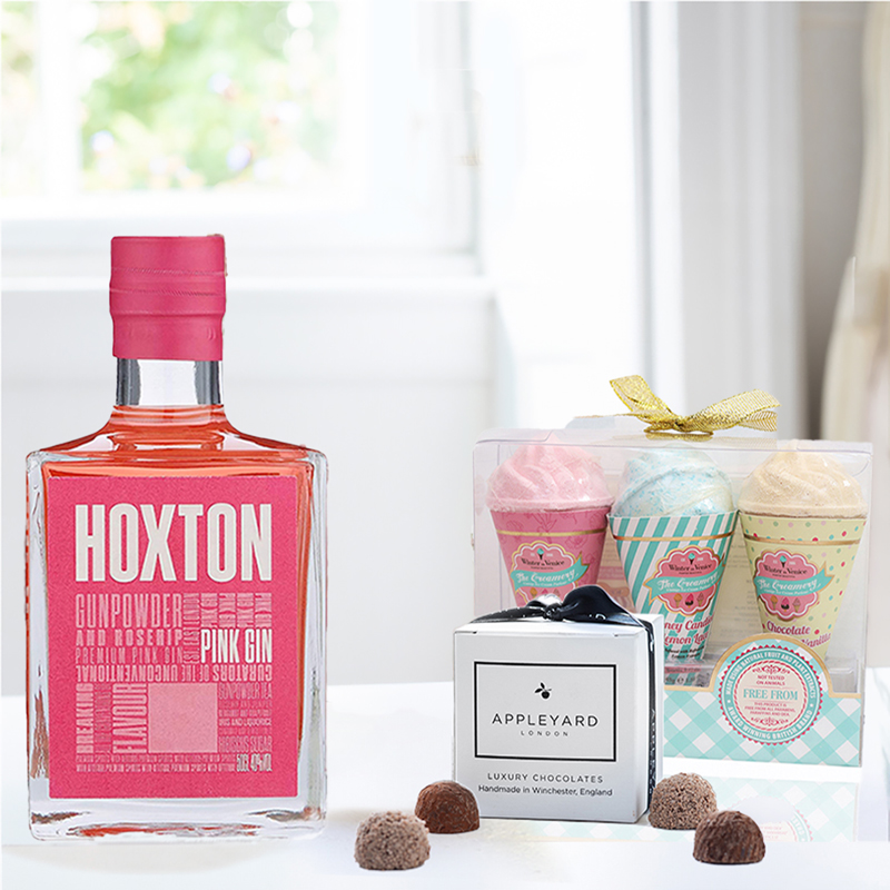 Hoxton Pink Gin, Bath Fizzer & Truffles image