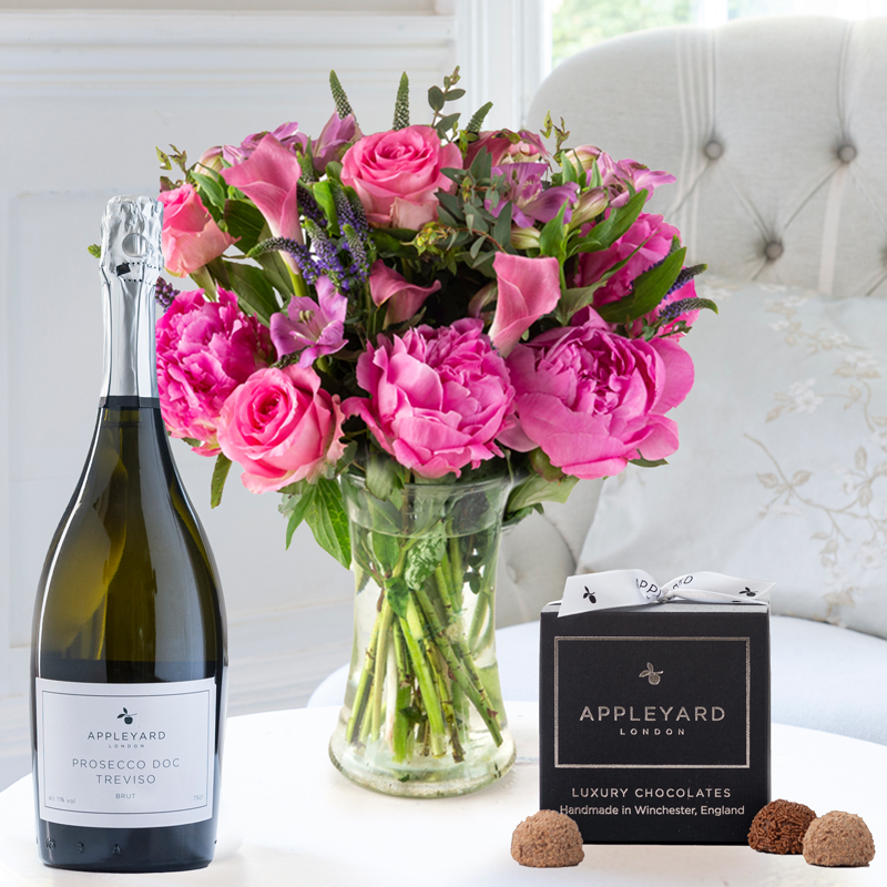 Midsummer Melody, Prosecco & 12 Mixed Truffles image