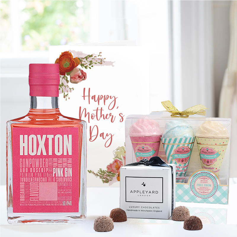 Hoxton Pink Gin, Bath Fizzer & Truffles