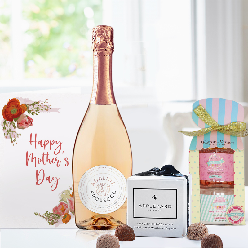 Rosé Prosecco, Shower Gel & Truffles