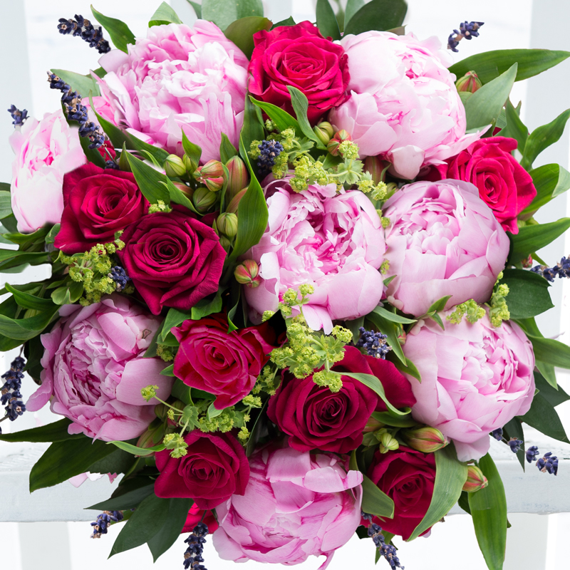 Pomegranate Rose & Peony Grande image