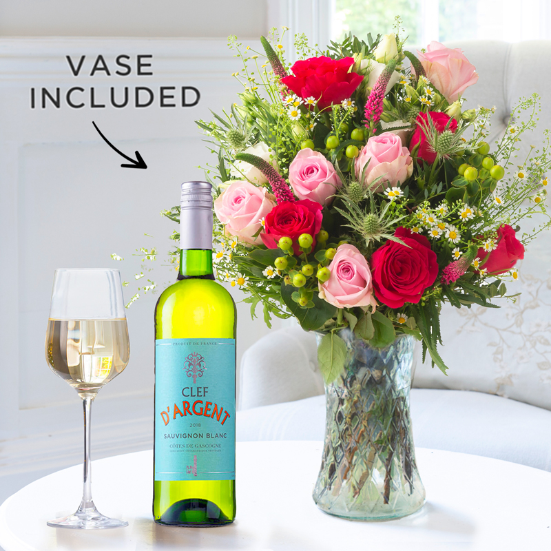 Rose Pearl, Vase & Clef d'Argent Sauvignon Blanc