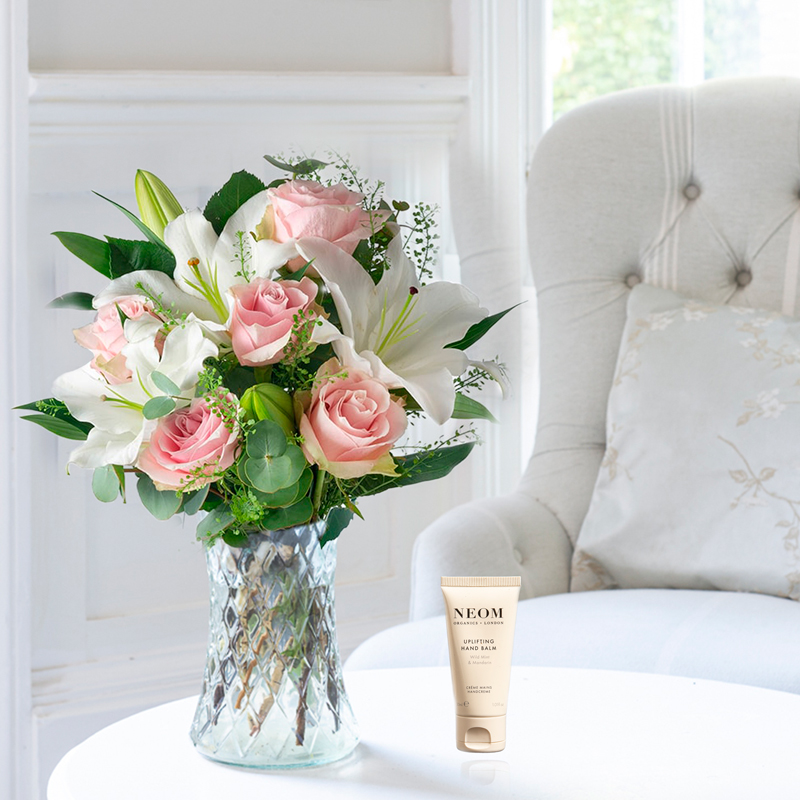 Simply Pink Rose & Lily & Neom Handbalm image