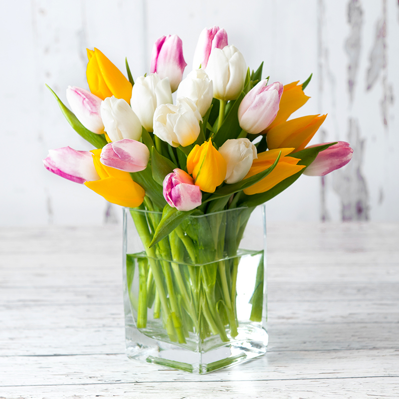 Springtime Tulips - Pink - Flower Bouquet - Next Day Flower Delivery UK - Appleyard London