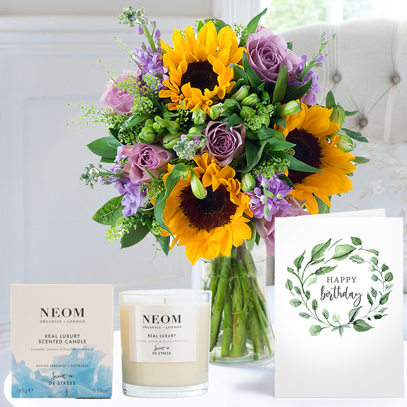 Summer Martini, NEOM Luxury Candle (185g) & Birthday Card image